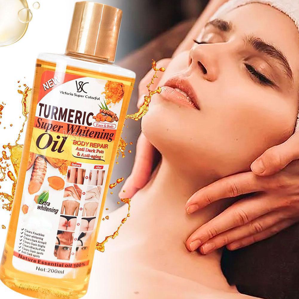 Turmeric Essential Oil for Body & Face, Moisturizing Massage Oil for Aromatherapy, Skin Brightening, Smoothing, and Face