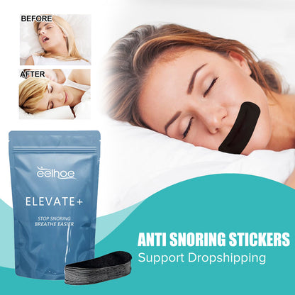 Anti Snoring Mouth Tape for Adults, Snore Reduction Strips to Promote Better Sleep, Mouth Breathing Aid, Nighttime Snore