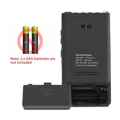 Portable Weather Radio With NOAA Alert And Alarm Clock 5