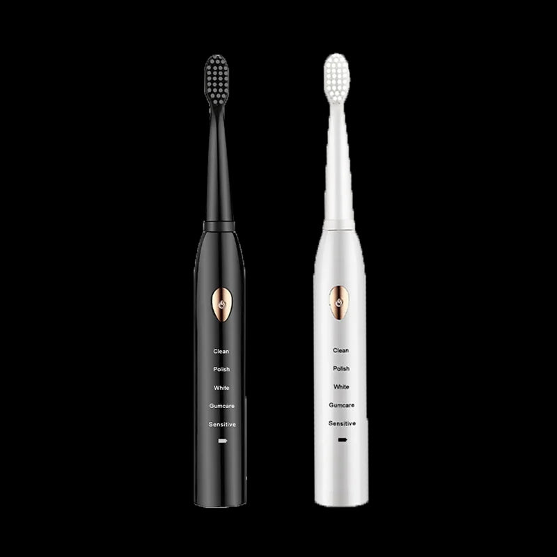 Classic Acoustic Electric Toothbrush for Adults, 5-Gear Mode, USB Charging & IPX7 Waterproof, Ultra-Sonic Deep Cleaning