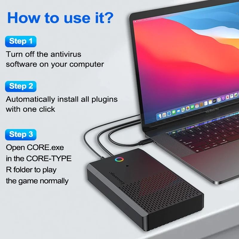 14TB External Gaming Hard Drive With Preloaded Retro Game Console For PS5 PS4 PS3 Switch And PC 4