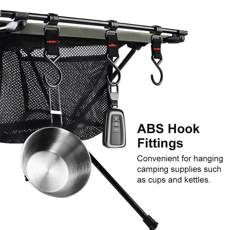 Folding Aluminum Camping Table With Storage Mesh Bag For Outdoor Picnic BBQ And Hiking 1