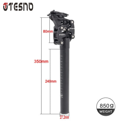 MTB Bicycle Shock Absorber Seatpost With Manual Suspension For 272 309 316mm Dropper Seat Tubes 6