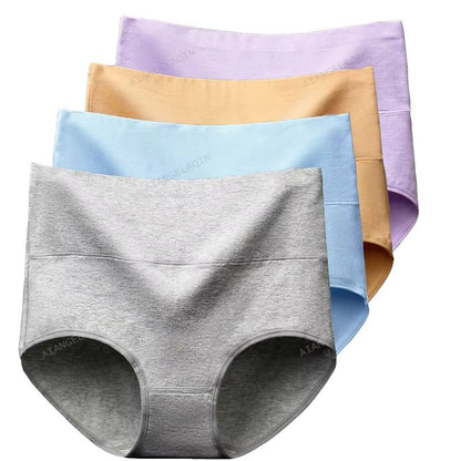 ComfyFit 4Pack High Waist Cotton Shaping Briefs For Women 6