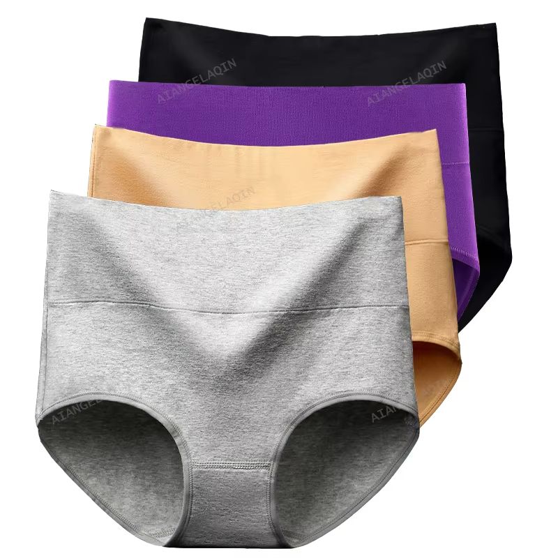 ComfyFit 4Pack High Waist Cotton Shaping Briefs For Women 7