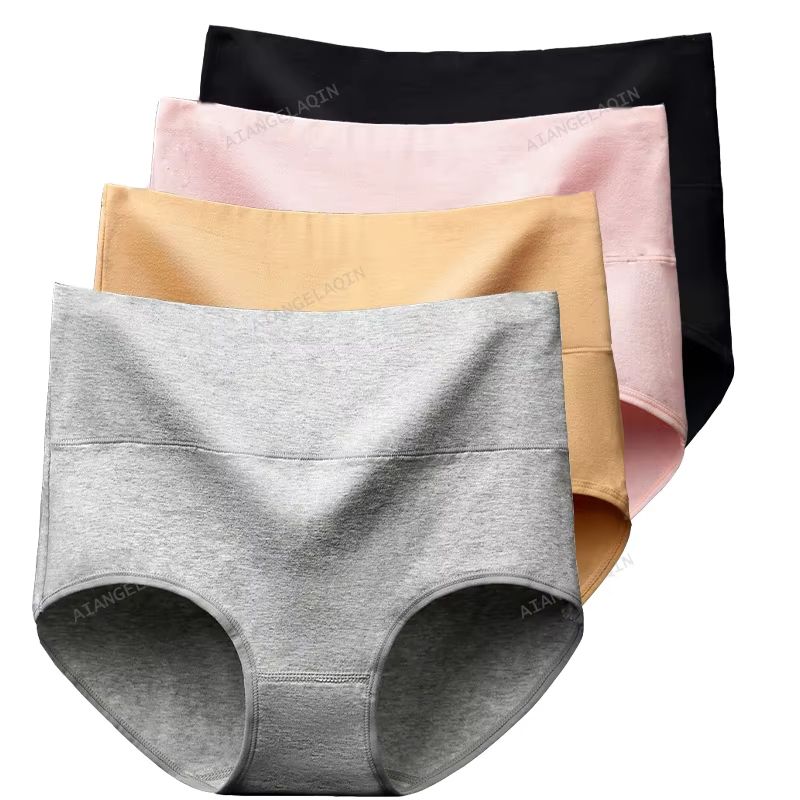 ComfyFit 4Pack High Waist Cotton Shaping Briefs For Women 9