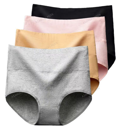 ComfyFit 4Pack High Waist Cotton Shaping Briefs For Women 9