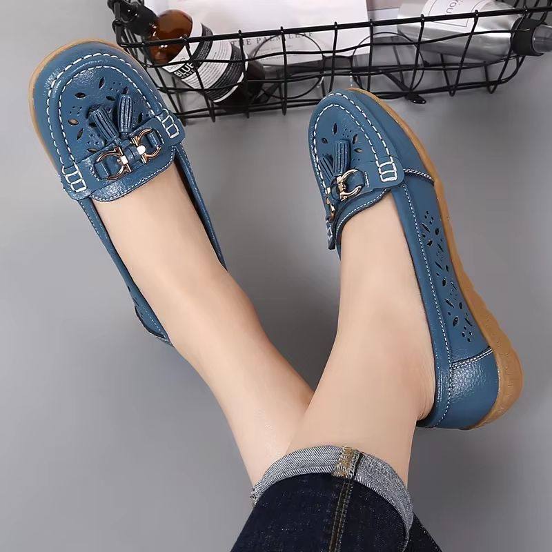 EleganceStep Square Toe Low Heel Dress Shoes For Women 2