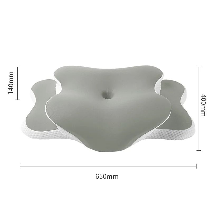 Ergonomic Memory Foam Cervical Pillow With Ice Silk Cover For Neck Pain Relief And Adjustable Sleep 7