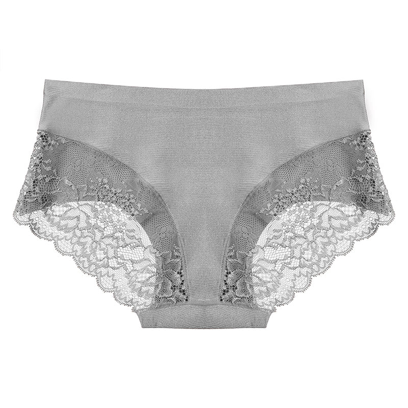 TrowBridge 3PCS/Set Women's Panties – Exquisite Lace Underwear, Sexy Lingerie in Big Size, Soft Silk Satin Briefs