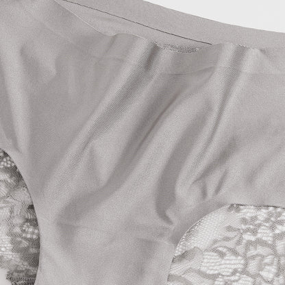 TrowBridge 3PCS/Set Women's Panties – Exquisite Lace Underwear, Sexy Lingerie in Big Size, Soft Silk Satin Briefs