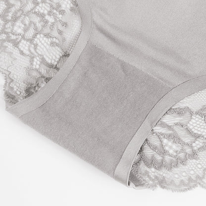 TrowBridge 3PCS/Set Women's Panties – Exquisite Lace Underwear, Sexy Lingerie in Big Size, Soft Silk Satin Briefs
