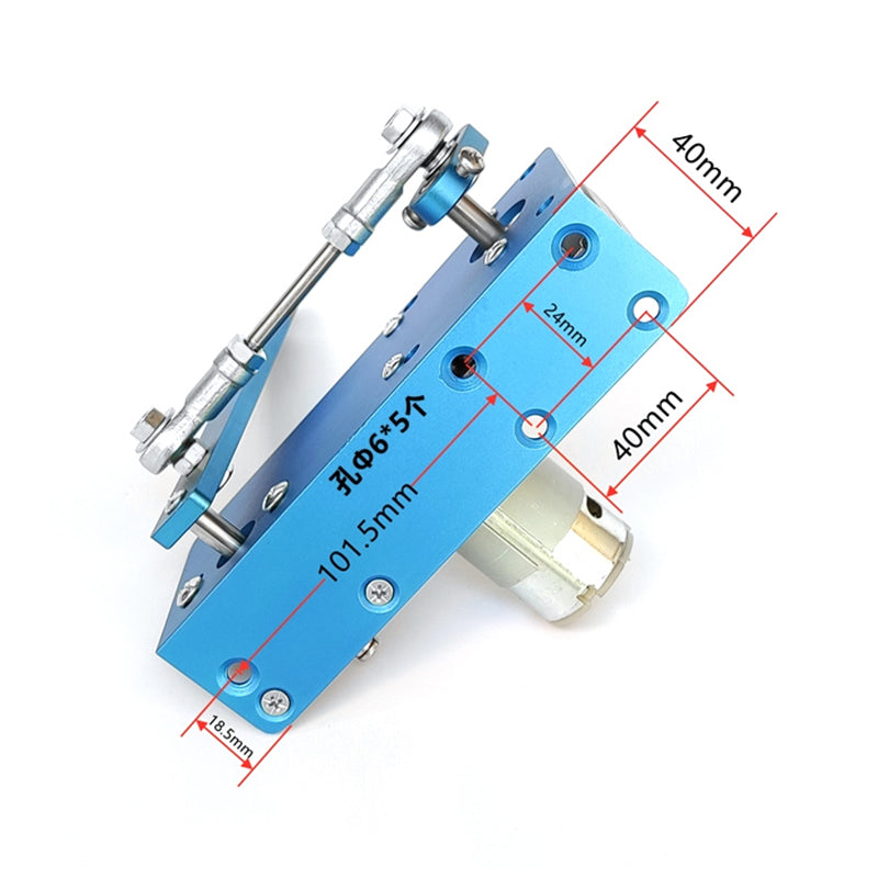 Motor Automatic Wobbler Machine DC, Adjustable Reciprocating Rocking Motor, DIY Swing Angle Drive Mechanism Kit