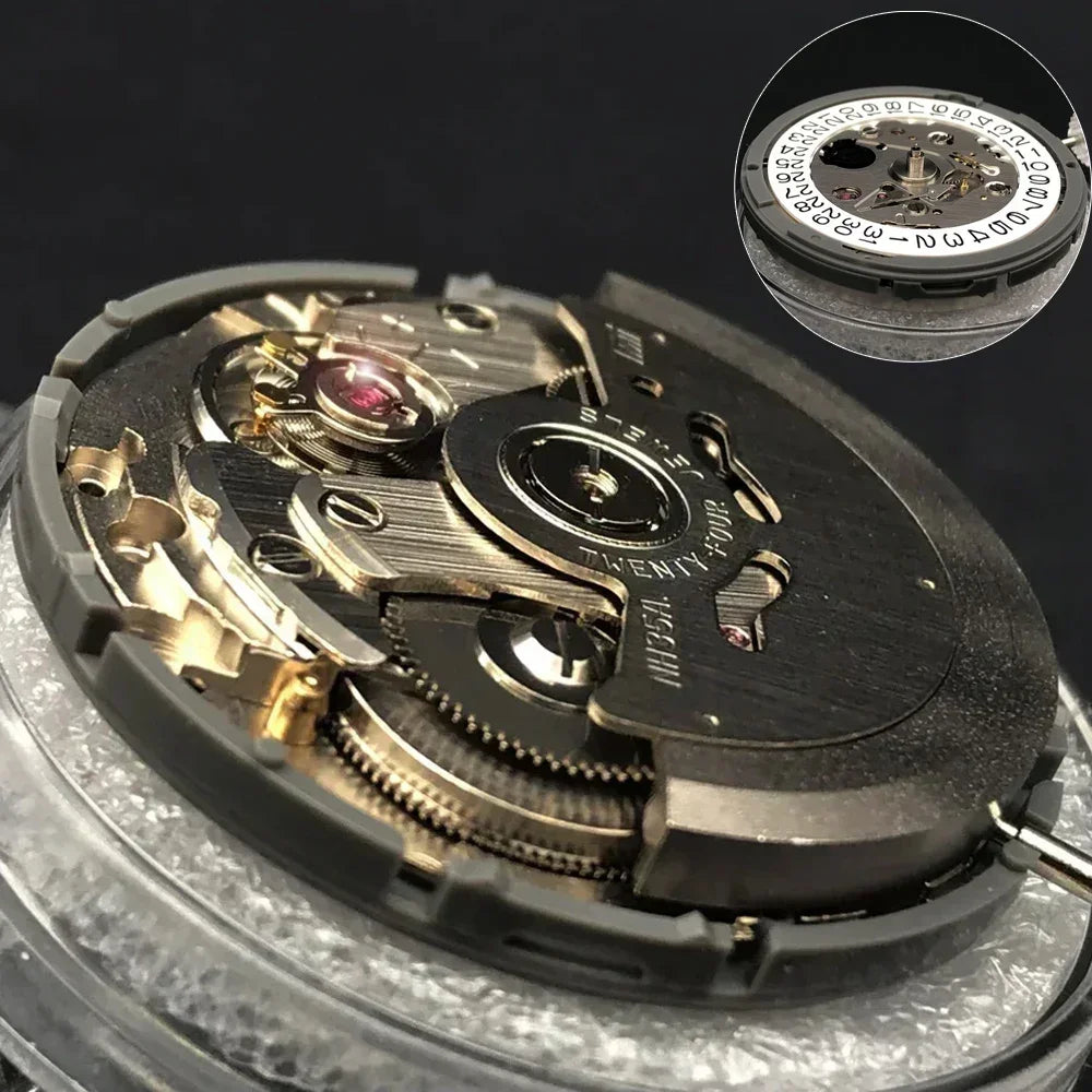 Automatic Movement Jewels Self-Winding High Accuracy Premium Replacement for Dial Mods At Date position