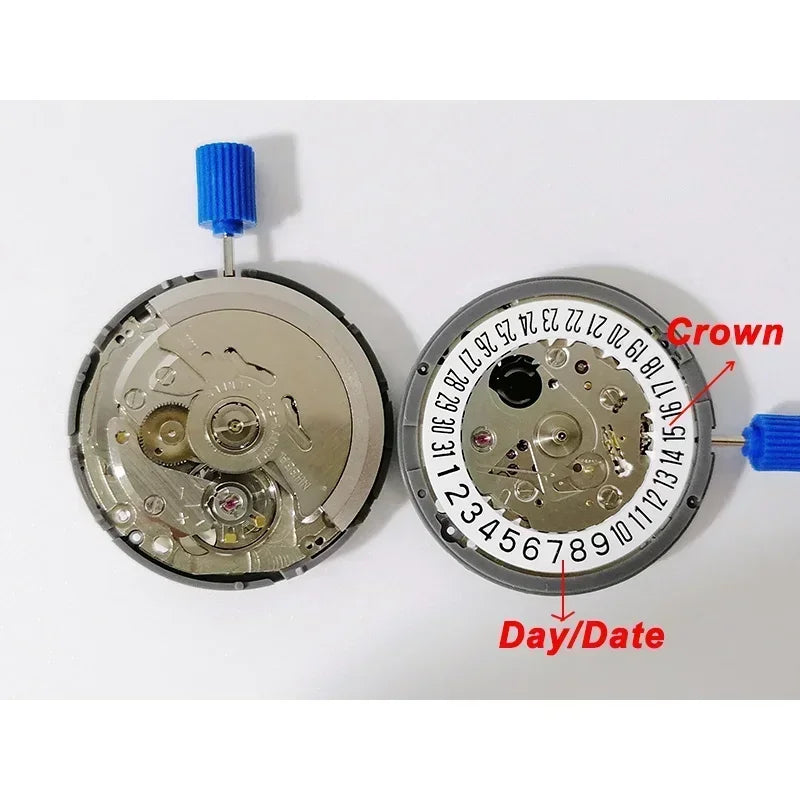 Automatic Movement Jewels Self-Winding High Accuracy Premium Replacement for Dial Mods At Date position