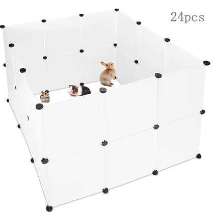 Freely Combined Small Pet Playpen Fence Foldable DIY Dog Cat Cage Yard Enclosure For Kitten Rabbit  2