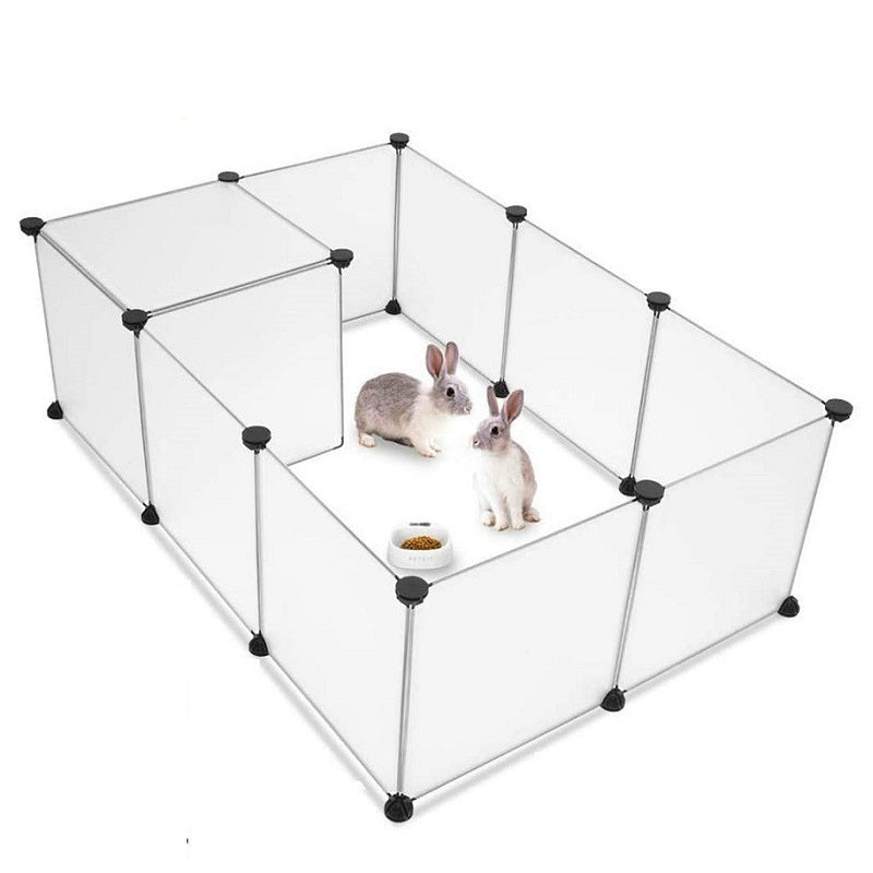 Freely Combined Small Pet Playpen Fence Foldable DIY Dog Cat Cage Yard Enclosure For Kitten Rabbit  3