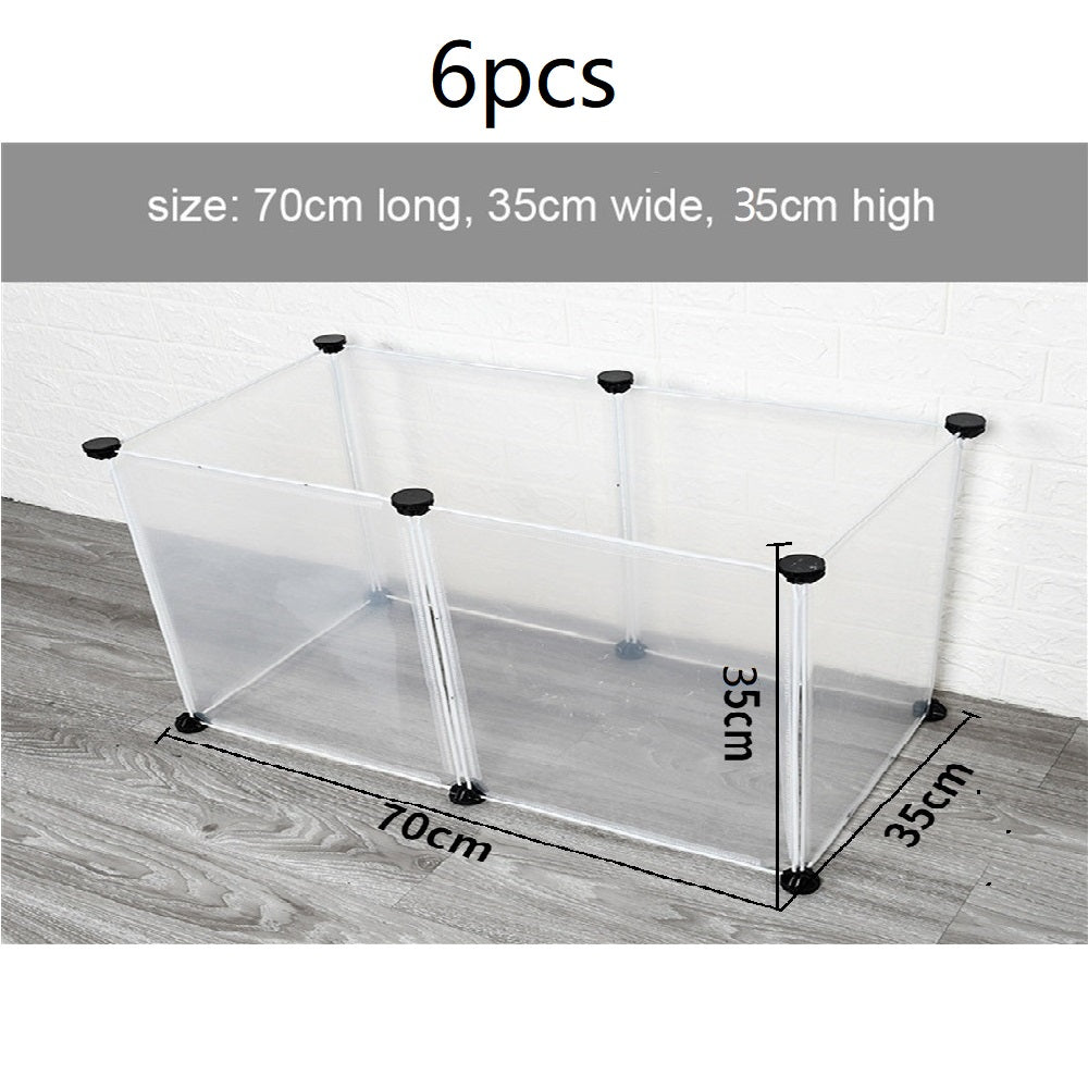 Freely Combined Small Pet Playpen Fence Foldable DIY Dog Cat Cage Yard Enclosure For Kitten Rabbit  6