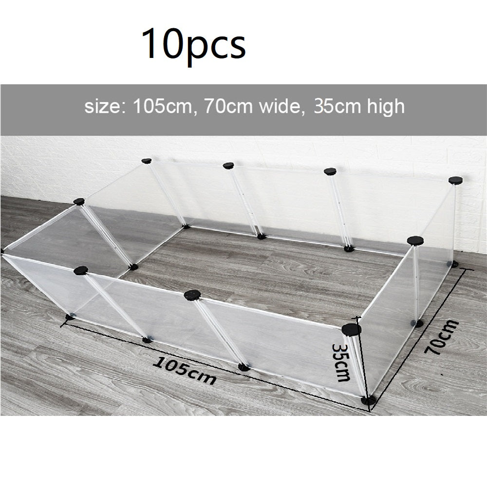 Freely Combined Small Pet Playpen Fence Foldable DIY Dog Cat Cage Yard Enclosure For Kitten Rabbit  8