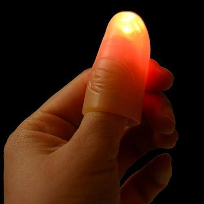 Red Light Up Thumb – Magic Trick Prop with LED for Party Stage & Illusions Gimmick