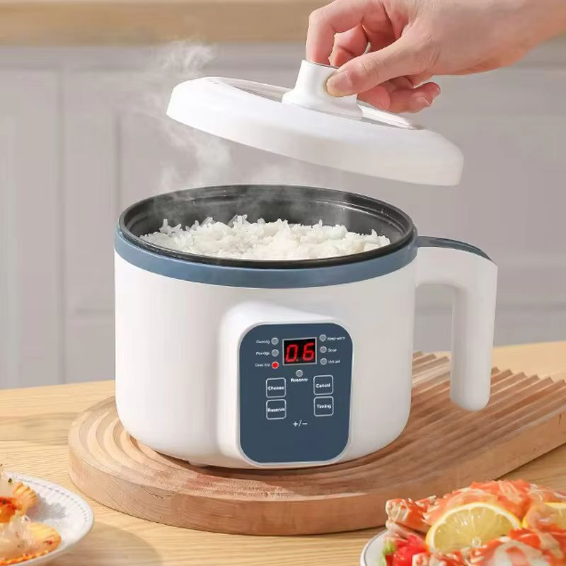 SmartMini Electric Hot Pot and Rice Cooker - Multifunctional 1-2-Person Cooker
