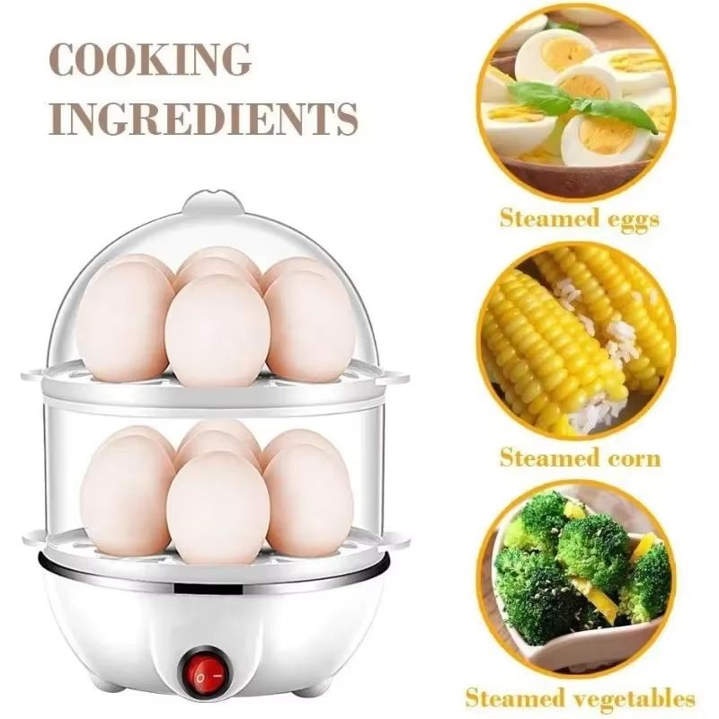 EggEase DoubleLayer Electric Egg Cooker  Steamer 1