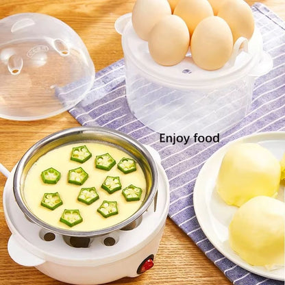 EggEase DoubleLayer Electric Egg Cooker  Steamer 2