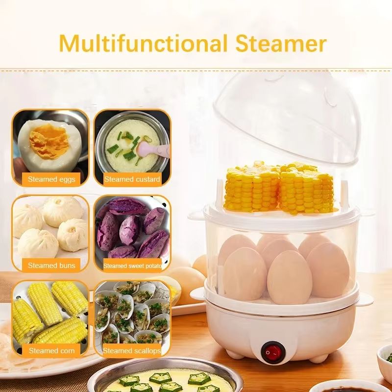 EggEase DoubleLayer Electric Egg Cooker  Steamer 3