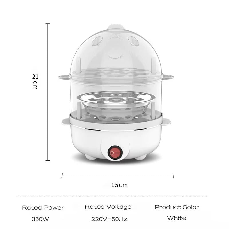 EggEase DoubleLayer Electric Egg Cooker  Steamer 5