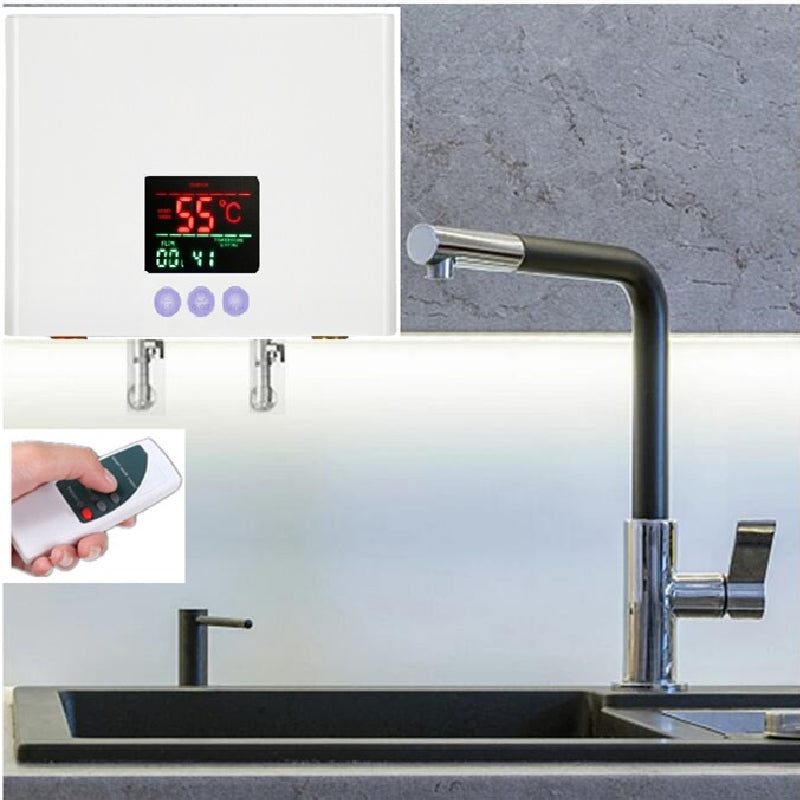 110V220V Instant Water Heater 3000W5500W  WallMounted Electric Heater For Bathroom Shower  Kitchen