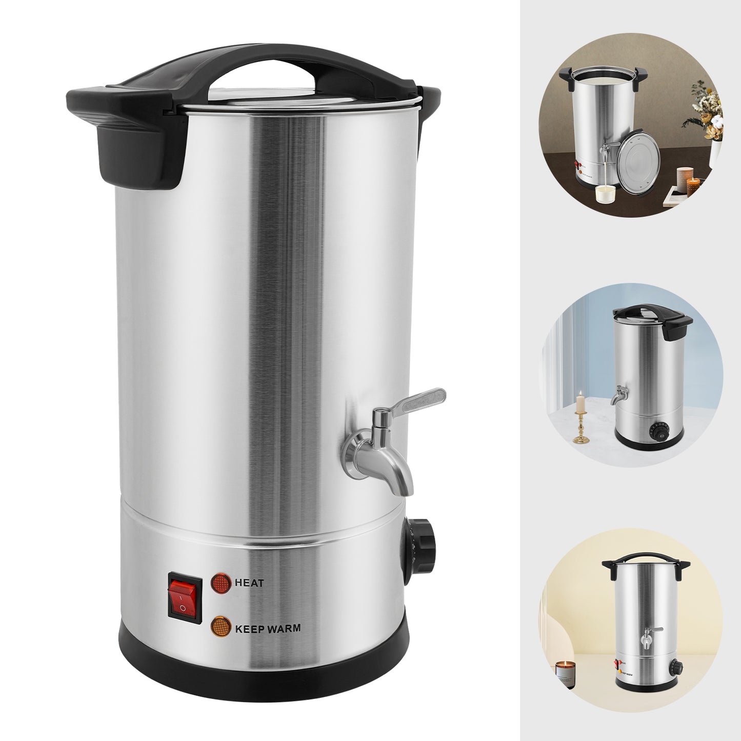 Professional Wax Melting Furnace, Large Capacity Wax Warmer for Candle Making, Wax Repair & Beauty Salons