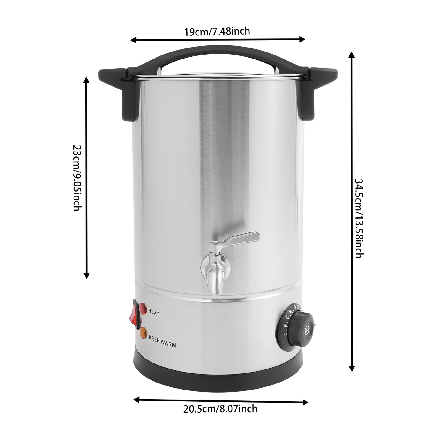 Professional Wax Melting Furnace, Large Capacity Wax Warmer for Candle Making, Wax Repair & Beauty Salons