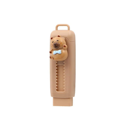 Capybara Erasers Set Cartoon Design Retractable Eraser For Drawing Exams Kids Students Back To Scho 6
