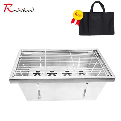TrailFlex IGT Folding Camp Table With Removable Gas Stove Slot 5