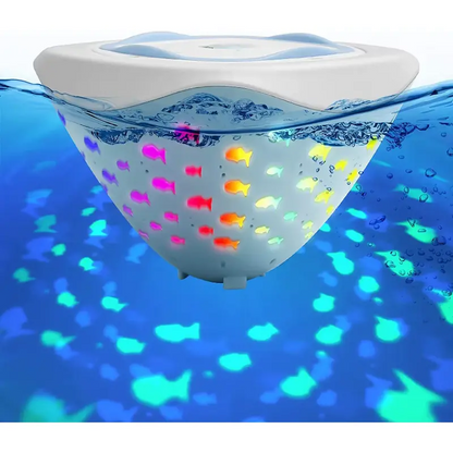 Floating Swim Pool Lights Waterproof Colorful BatteryOperated Submersible Pond  Bathtub Light Fish  3