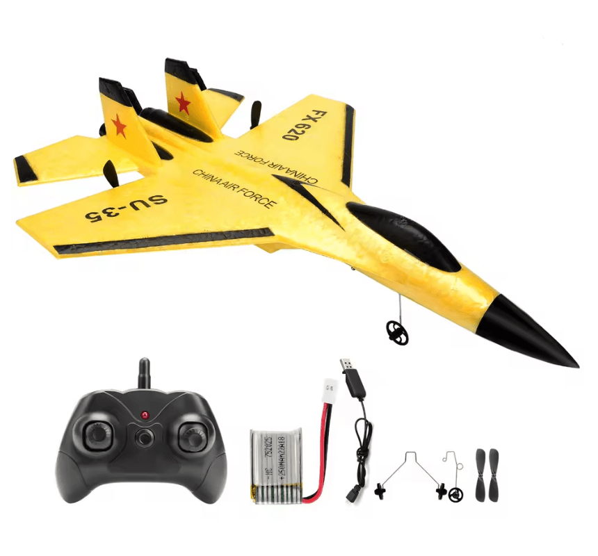SkyMaster SU35 RC Plane Remote Control Airplane Foam Glider With LED Lights 8