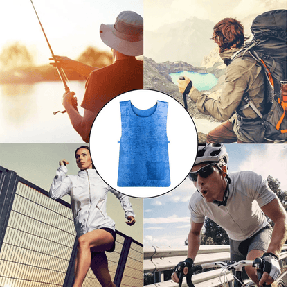 CoolShield Evaporative Cooling Vest Lightweight Waterproof Summer Undershirt 3