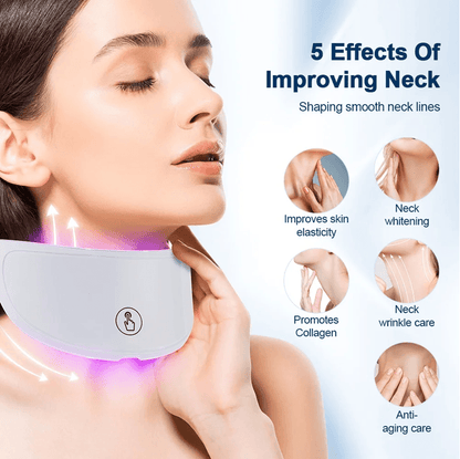 GlowRevive 7 Color LED Facial And Neck Mask Home Light Therapy Device 8