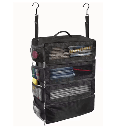 TravelEase Collapsible Hanging Suitcase Organizer High Capacity Packing Cube Closet 3