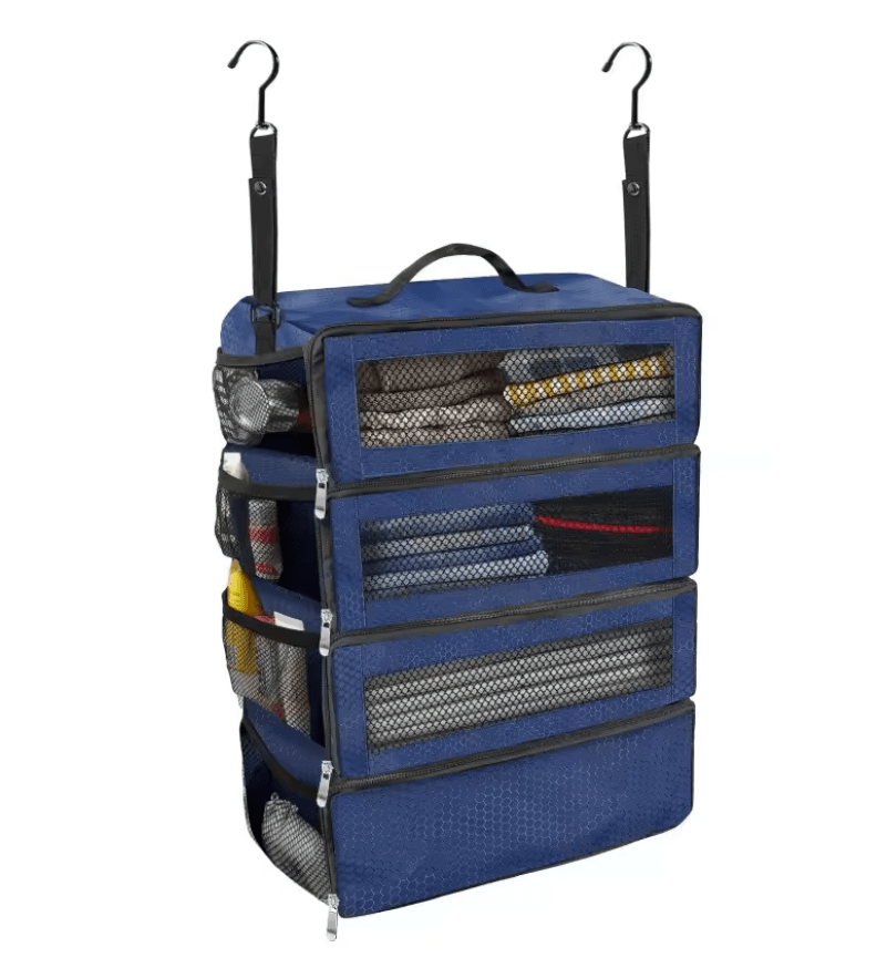 TravelEase Collapsible Hanging Suitcase Organizer High Capacity Packing Cube Closet 5