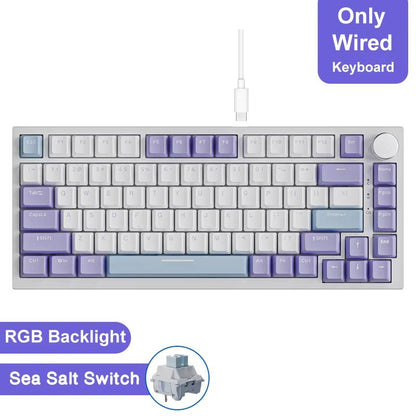 Ajazz AK820Pro Wireless Mechanical Gaming Keyboard  HotSwappable GasketMounted With Customizable Kn 9