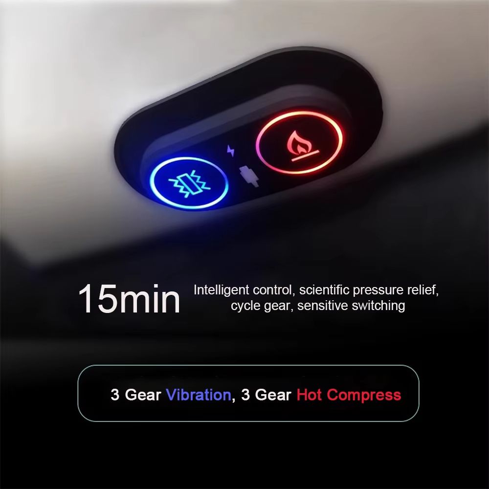 Orthopedic Hot Vibe Massage Cushion  Vibration Massage And Hot Compress For Back And Waist Support 5