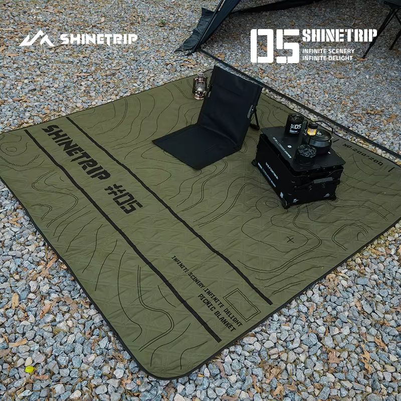 ShineTrip Ultrasonic Aluminum Film Waterproof Picnic Mat 2
