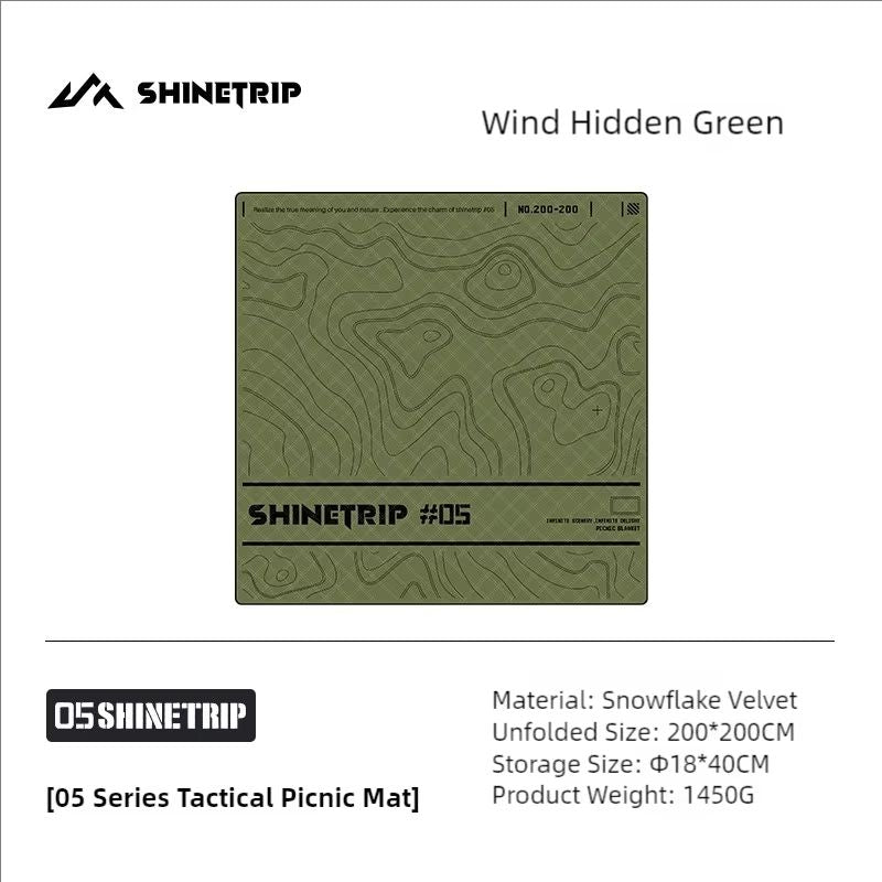 ShineTrip Ultrasonic Aluminum Film Waterproof Picnic Mat 9