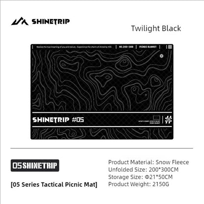 ShineTrip Ultrasonic Aluminum Film Waterproof Picnic Mat 10