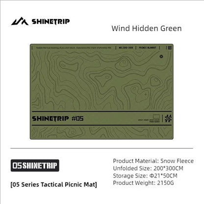 ShineTrip Ultrasonic Aluminum Film Waterproof Picnic Mat 12