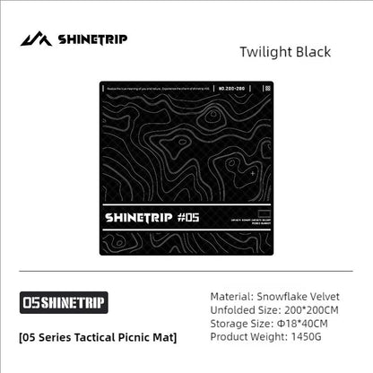 ShineTrip Ultrasonic Aluminum Film Waterproof Picnic Mat 7