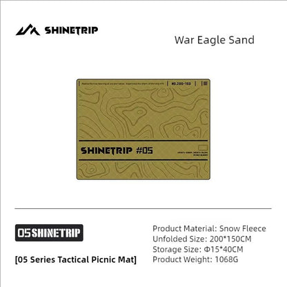 ShineTrip Ultrasonic Aluminum Film Waterproof Picnic Mat 8