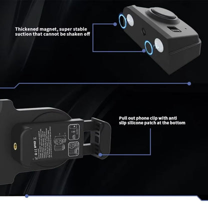 Sleek Selfie Grip And Phone Camera Grip With Detachable Bluetooth Remote 3