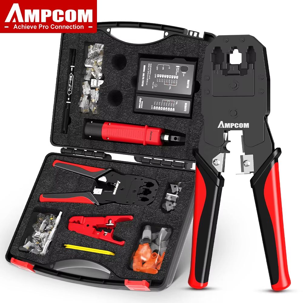 ProFix 12 In 1 Ethernet Cable Crimper And LAN Cable Tester Set 7